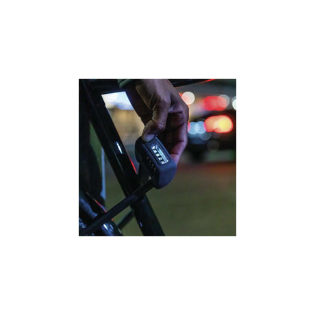 Abus Foldeslot Bordo 6000c 90 Czarna LED SH - Blokada rowerowa