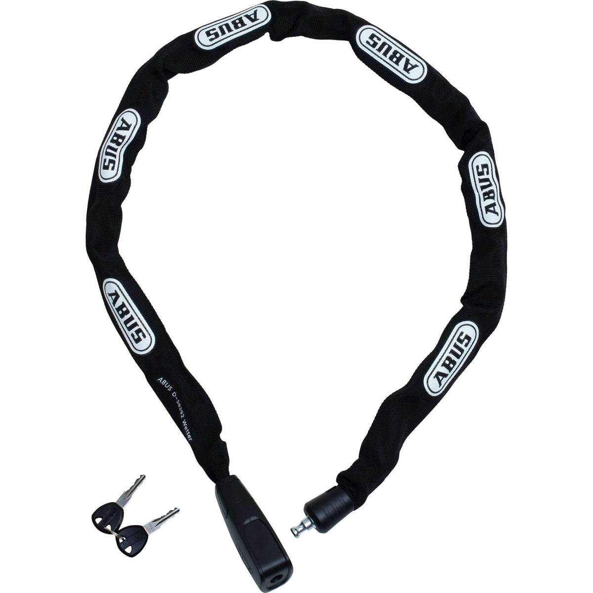 Abus CityChain 6800 110 Black - 5 mm grubość - blokada klucza
