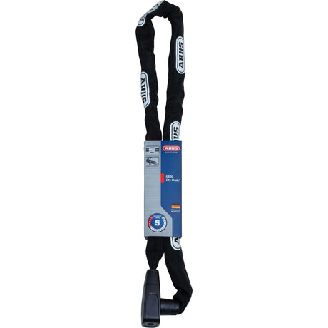 Abus CityChain 6800 110 Black - 5 mm grubość - blokada klucza