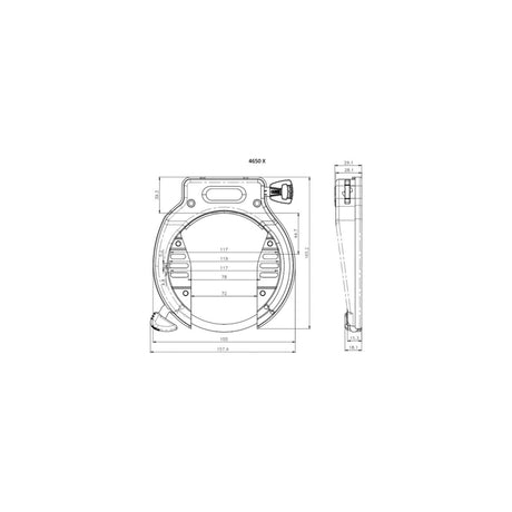 Abus Amparo 2.0 Rower Ring Block - Art2 - Czarny