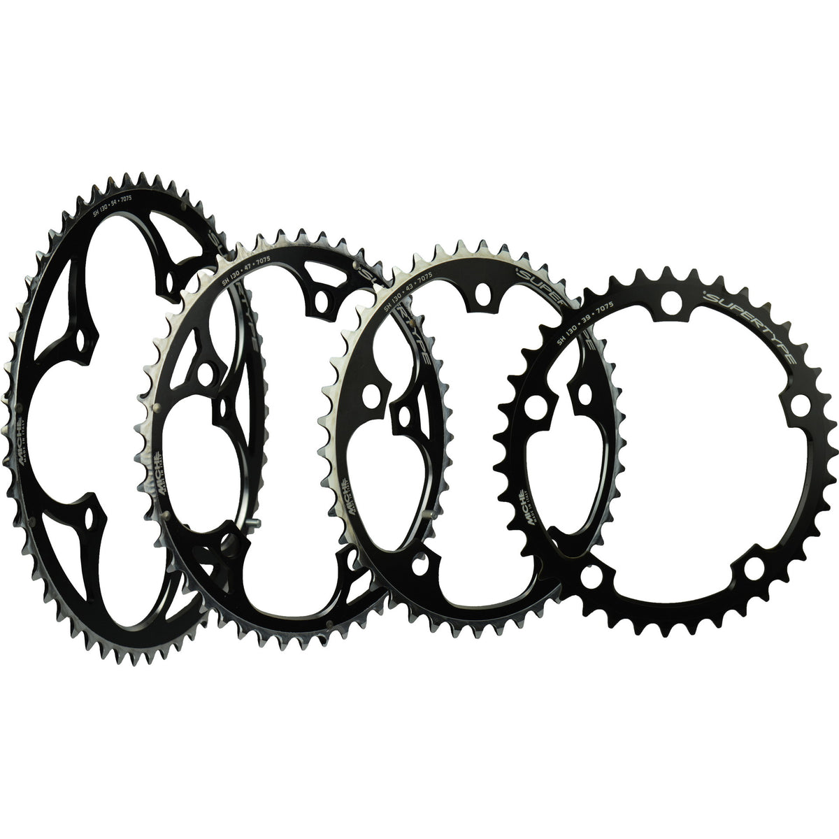 Tarcza zębata Miche Shimano 49t 3 32 49 130 supertype czarna