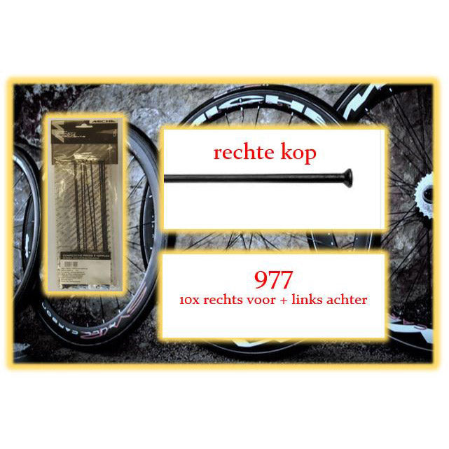 Miche Spaak+nip. 10x RV+LA 977 Prosta głowa