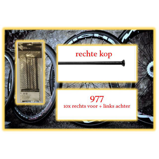 Miche Spaak+nip. 10x RV+LA 977 Prosta głowa