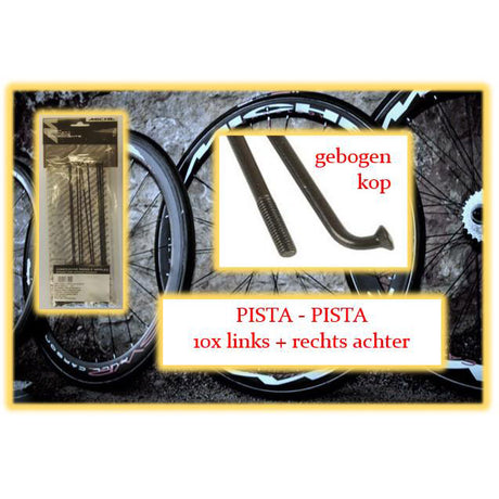 Szprycha Miche pista pista 287mm la+ra srebrna (10szt)