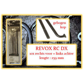 Szprycha Miche revox rc dx clincher 259mm rv+la czarna (10szt)
