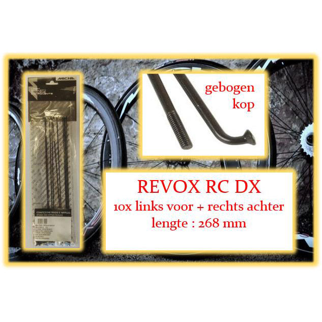 Szprycha Miche revox rc dx 268mm lv+ra czarna (10szt)