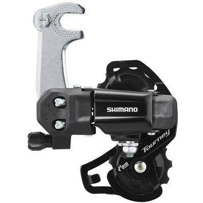 Shimano Achterdailleur Tourney 6 7v K. Cage Hook czarny