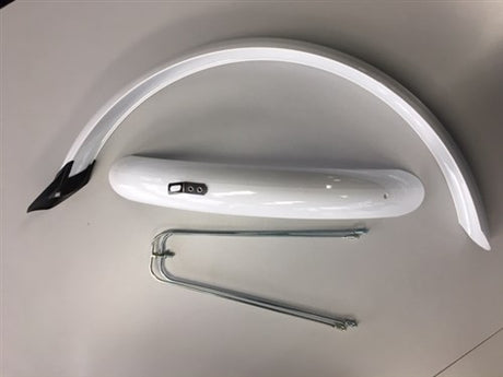 Eurofender ustawiony na maty 20 cali 58 mm PVC White