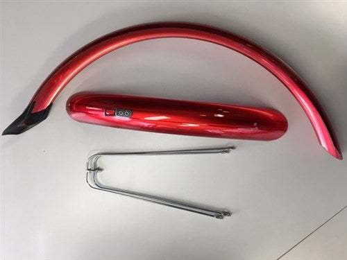 Eurofender Set Fenders 24 cale 58 mm PVC czerwony