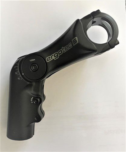A-Head Voorbouw High 110 mm 31.8 Regulowany czarny ergotec 5