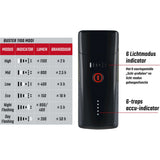 Sigma Reflight Buster 1100 LED Helmhuder -li -ion bateria USB