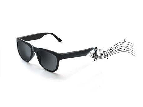 Inteligentne okulary dźwiękowe Caliber z polaryzacją - czarne