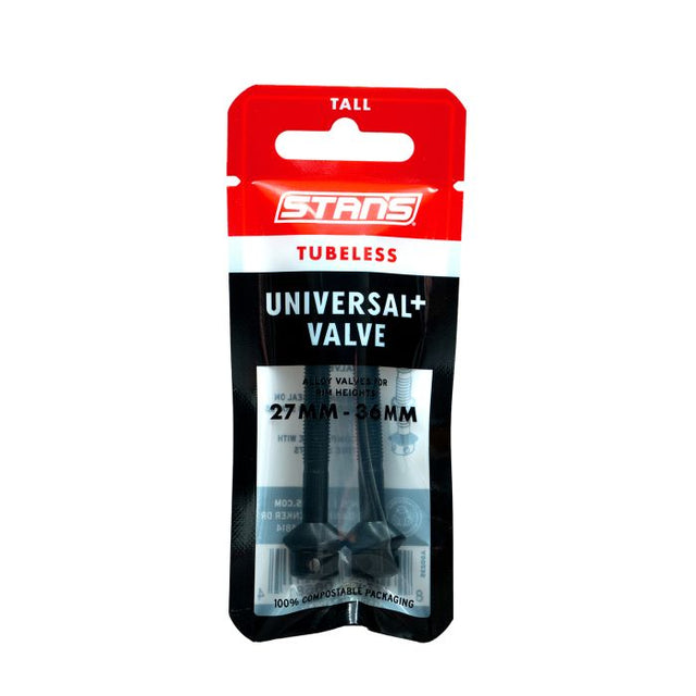 Zawory Stans Stan’s Tubeless Universal+ – wysokie – czarne