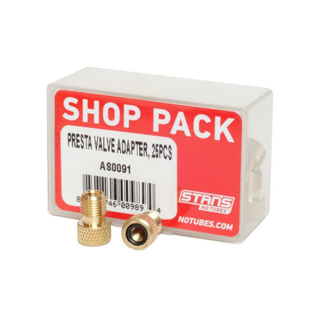Adapter zaworu Presta Stansa Stana (zestaw sklepowy - 25 szt.)