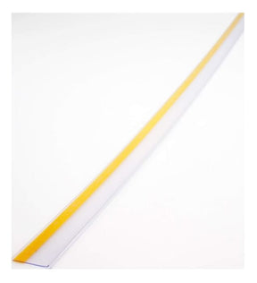 Uchwyt karty cenowej z paskiem klejącym - 100x4 cm