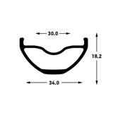 Koło przednie Stan's Flow s2 - 27,5'' - 15x110 ta - 6 śrub - szare