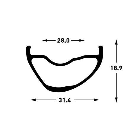 Obręcz Stan's Stan's Arch mk4 - 27,5'' - 28h - czarno-szara