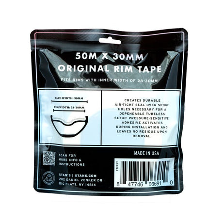 Taśma na obręcz Stan's (50m) - 30mm