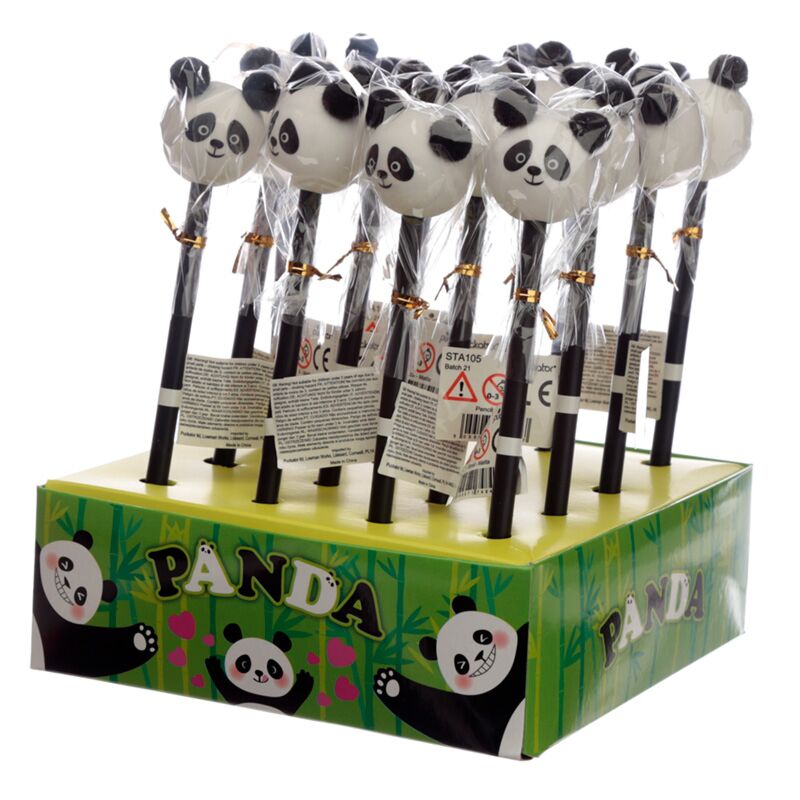 Panda - ołówek z pomponem