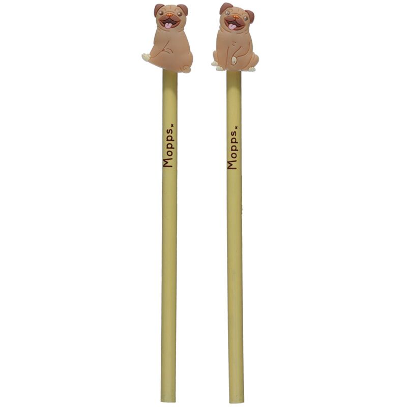 Mops - ołówek wykonany z PCV