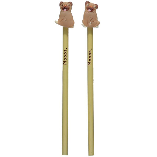 Mops - ołówek wykonany z PCV