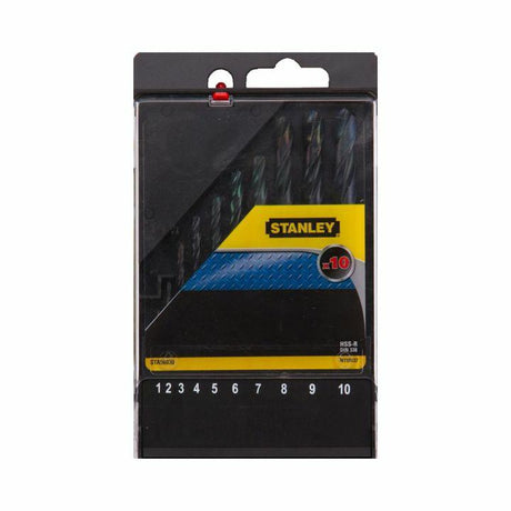 Wiertła do metalu Stanley HSS ok. 10 sztuk