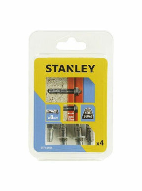 Stanley het mos doorgangsanker 8x65mm 4szt. zware lasten %%