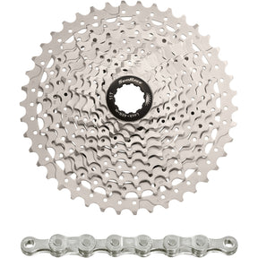 Spanninga sunrace cassette csms3 10v 11-42t metallic (10st)