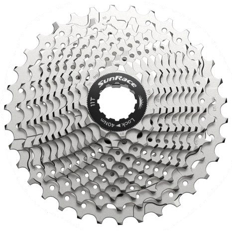 Kaseta Spanninga Sunrace csrx1 11v 11-32t srebrna