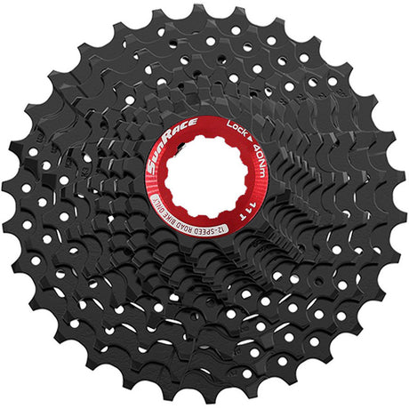Kaseta Sunrace csrz800 12v 11-36t czarno-czerwona
