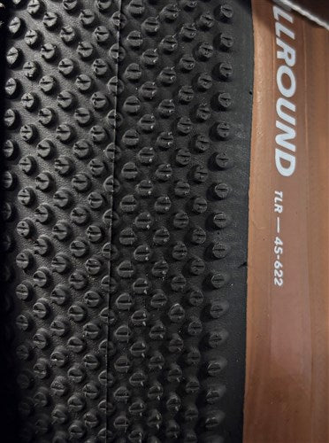 Schwalbe g-one allround 28x1.50 700x40c (40-622) składana linia wydajności addix brązowa ściana boczna