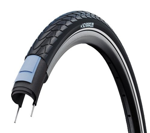 Schwalbe benelux b.v. Schwalbe Clincher Marathon Racer 40-406 +R Czarny