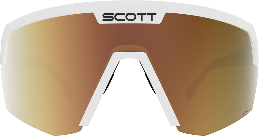 Scott Shield ls złoty chrom - okulary sportowe