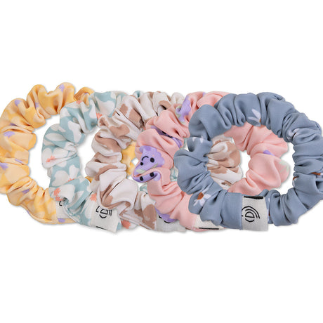 Niezbędne | wielokolorowa scrunchie - zestaw 5 szt