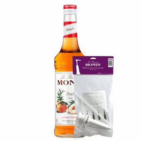 Syrop Monin brzoskwiniowy (70 cl) + pompka do syropu (10ml)