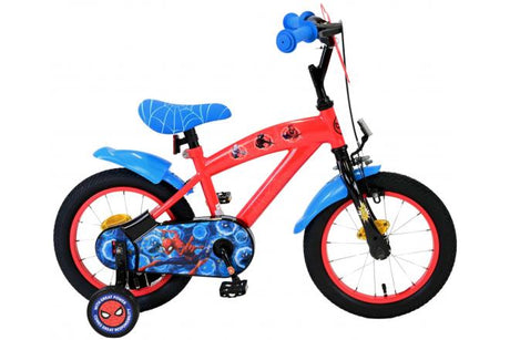 Spiderman Marvel Spider -Man Dziecięcy rower - chłopcy - 14 cali - czerwony niebieski
