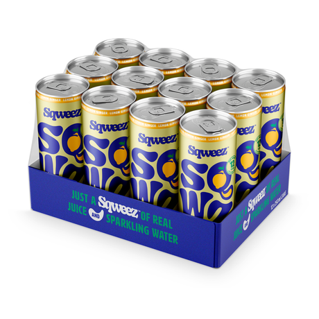 Puszka Sqweez z imbirem cytrynowym (12x 250ml)