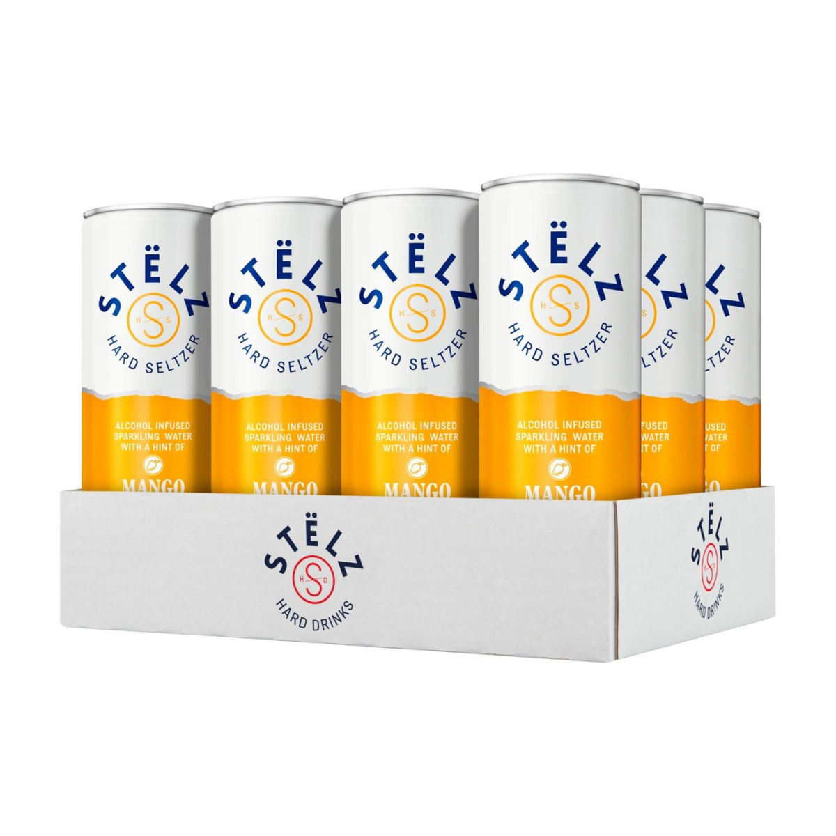 Stelz twarda puszka mango seltzer (12x 25cl)