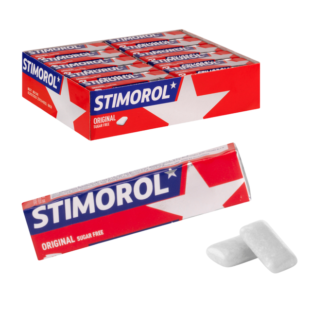 Stimorol oryginalny bezpłatny czerwony (30 x 14gr)