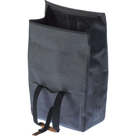 Basil Urban Dry Shopper - Wodoodporna torba rowerowa, unisex, węgiel drzewny