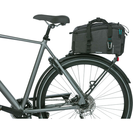 Basil Discovery 365D Bagażowa torba zachowań M - Czarna, woda -powtórka, 9L, unisex, sportowy