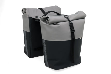 Newlooxs tas nyborg dubbel mik 2.0 grijs zwart