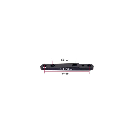 TRP MD-C610 Spyre Remklauw Mechanical Flatmount dla czarnego srebra
