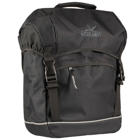 Grenlandia torba rowerowa Podróż 20 litrów 30 x 37 x 17 cm Czarna