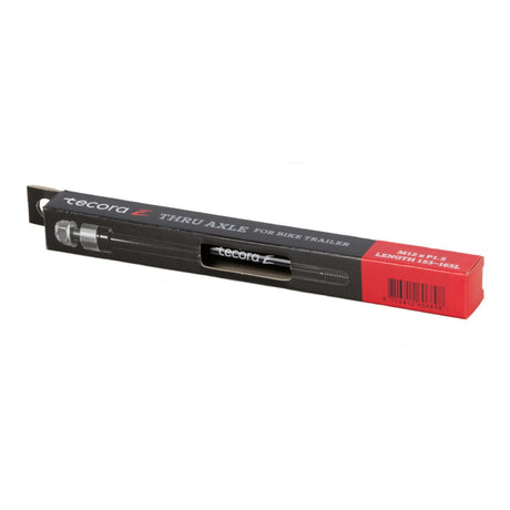 Przyczepka z osią przelotową Tecora e m12 p1.5 153-165mm aluminiowa czarna