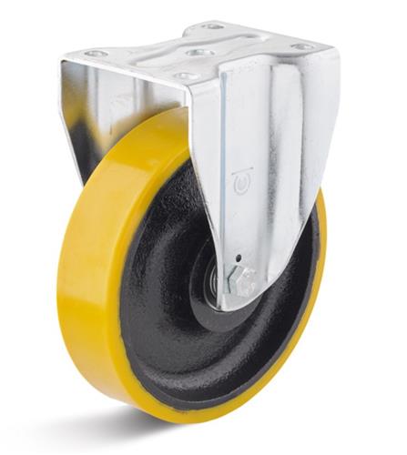 Torwegge fixed castor heavy duty 200x50mm