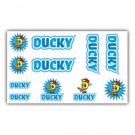 Transfery rowerowe dla dzieci Ustaw Ducky Blue 14x20 cm