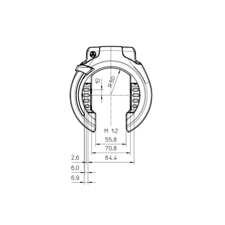 Trelock RS 453 Balon Naz - Czarny