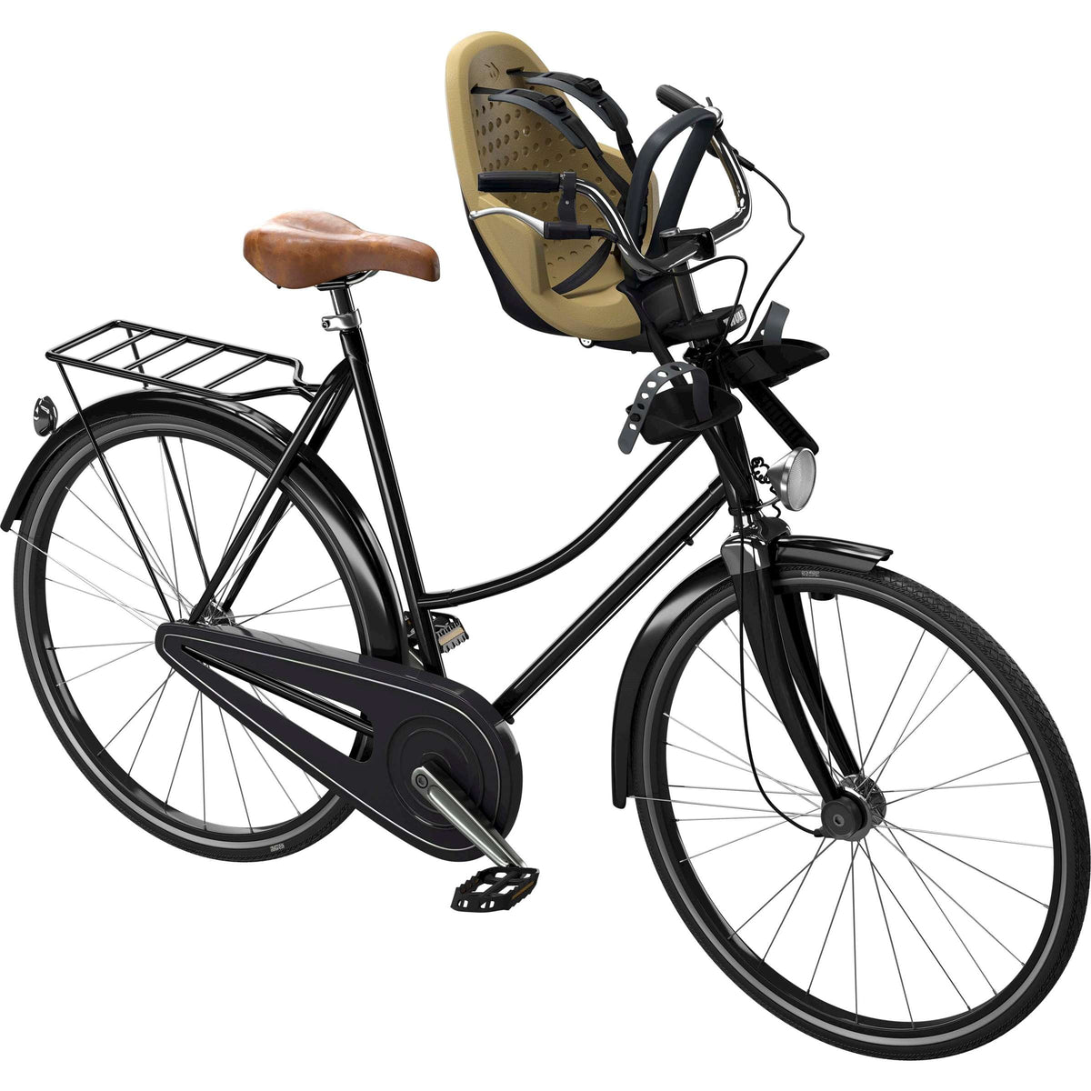 Thule yepp 2 mini - siodełko rowerowe - przednie siedzenie - koper brązowy