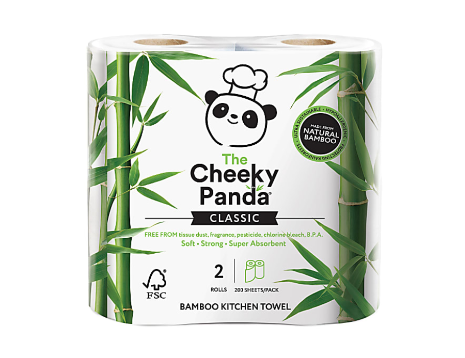 Bezczelny papier kuchenny Panda - FSC Bamboo - 2 -Laags - 2st